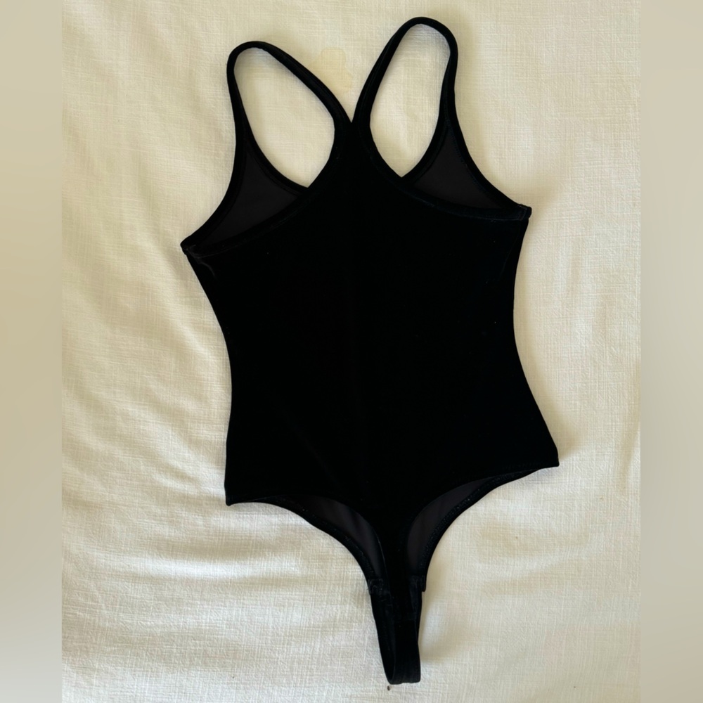 Velvet bodysuit by Madewell